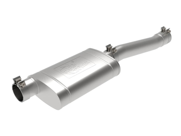 aFe 20-21 GM Trucks (V8-6.2L) 409 Stainless Steel Muffler Upgrade Pipe - Bull Strap