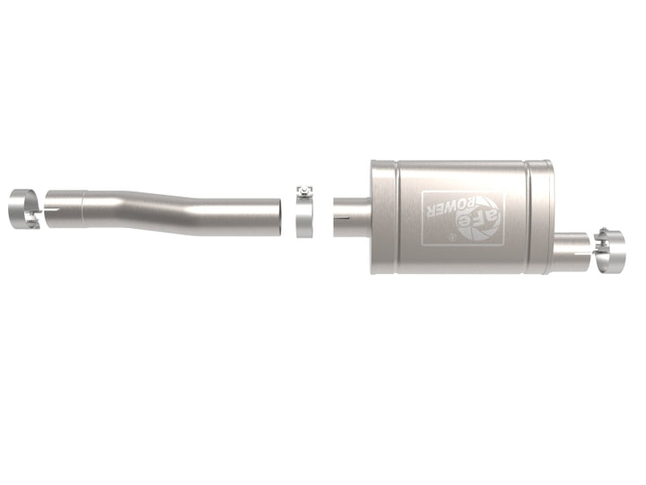 aFe 20-21 GM Trucks (V8-6.2L) 409 Stainless Steel Muffler Upgrade Pipe - Bull Strap