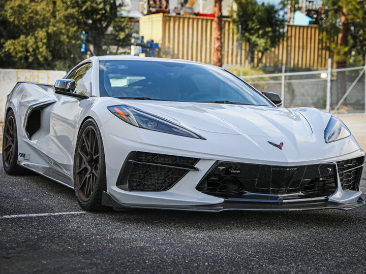 aFe 20-24 Chevrolet Corvette Control Front Tow Hook (Black) - Bull Strap