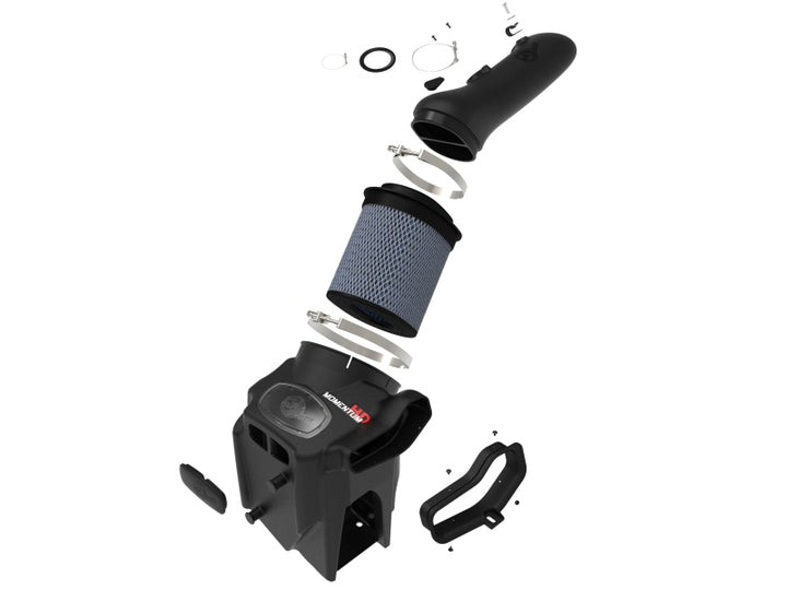aFe 20-24 Ford Diesel Trucks V8-6.7L (td) Momentum HD Cold Air Intake System w/ Pro 10R Filter - Bull Strap