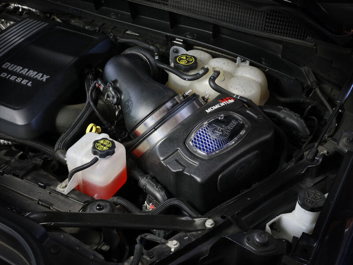 aFe 20-24 GM Trucks/SUVs L6-3.0L (td) LM2/LZ0 Momentum HD Cold Air Intake System w/ Pro 10R Filter - Bull Strap