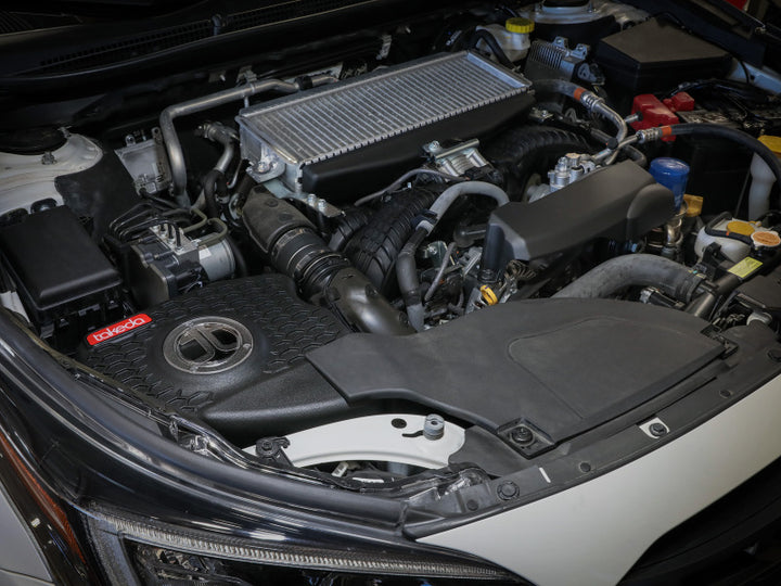 aFe 20-24 Subaru Outback Takeda Pro DRY S Momentum Cold Air Intake System - Bull Strap