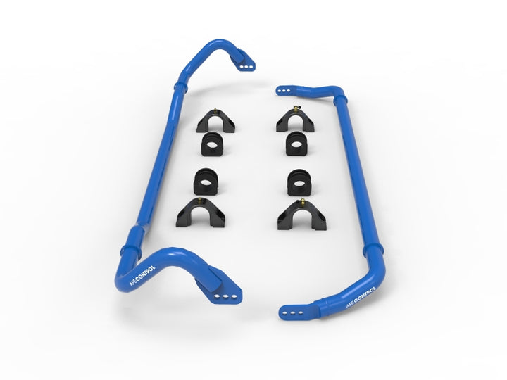 aFe 2020 Chevrolet Corvette C8 Control 3-Way Adjustable Front / Rear Sway Bar Set - Bull Strap