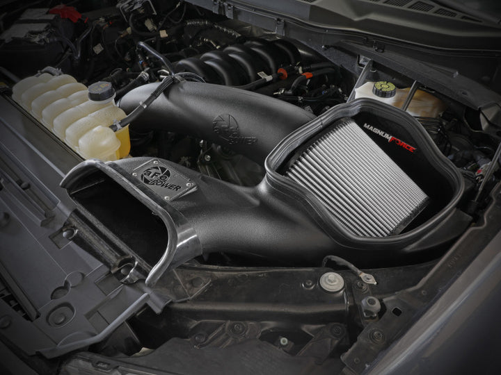 aFe 2021+ Ford F150 5.0L V8 MagnumFORCE Intake Stage-2 Pro DRY S - Bull Strap