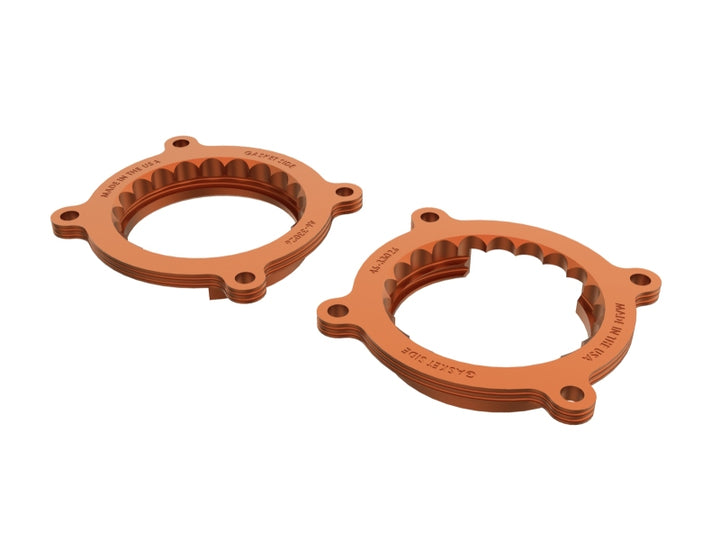 aFe 2024 Ford Mustang GT/ 2024 Ford Mustang Dark Horse V8 5.0L Silver Bullet Throttle Body Spacer - Bull Strap
