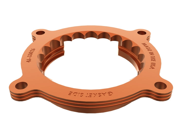 aFe 2024 Ford Mustang GT/ 2024 Ford Mustang Dark Horse V8 5.0L Silver Bullet Throttle Body Spacer - Bull Strap