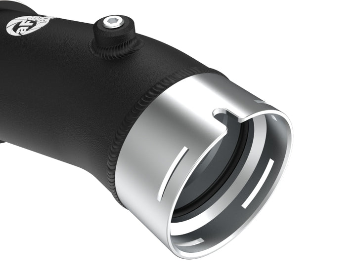 aFe 2024+ Toyota Tacoma BladeRunner  2.5in & 3in Aluminum Hot & Cold Charge Pipe Kit - Black - Bull Strap