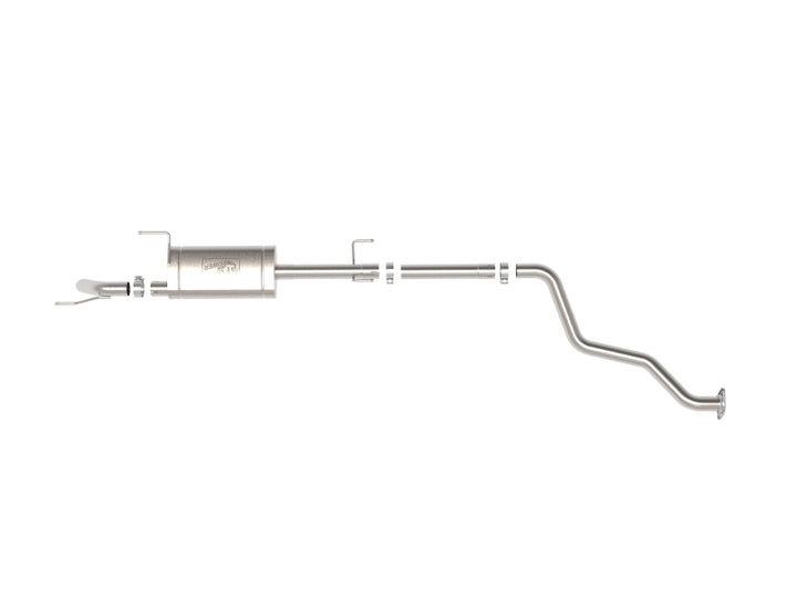 aFe 2024 Toyota Tacoma L4-2.4L ROCK BASHER 2.5in 409 Stainless Steel Cat-Back Exhaust System - Bull Strap