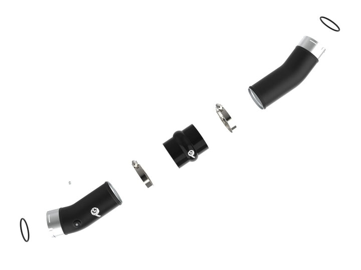 aFe 2024 Toyota Tacoma L4 2.4L (t) BladeRunner 3in Aluminum Cold Charge Pipe - Bull Strap