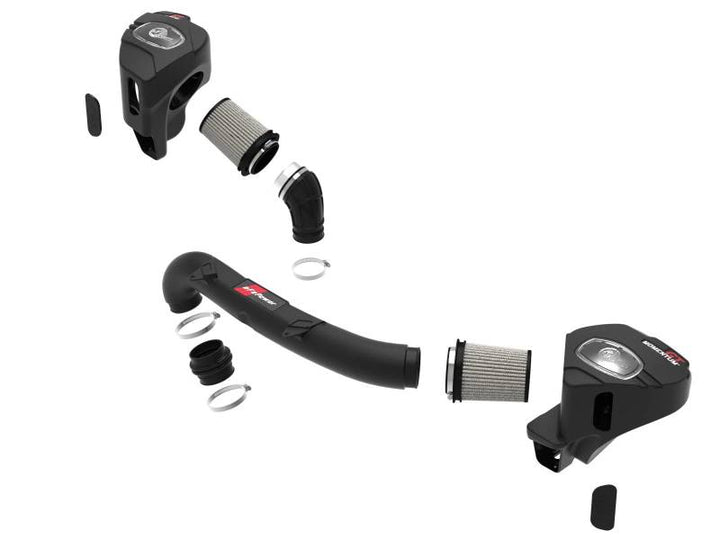 aFe 21-22 BMW M3/M4 (G80/82/83) L6-3.0L (tt) Momentum GT Cold Air Intake System w/ Pro DRY S Filter - Bull Strap
