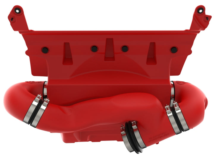 aFe 21-23 Dodge RAM 1500 TRX V8-6.2L Momentum GT Intake- Red - Bull Strap