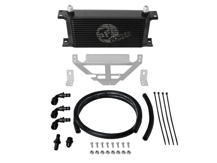 aFe 21-23 Dodge Ram 1500 TRX V8 6.2L Bladerunner Auto Transmission Oil Cooler Kit - Bull Strap