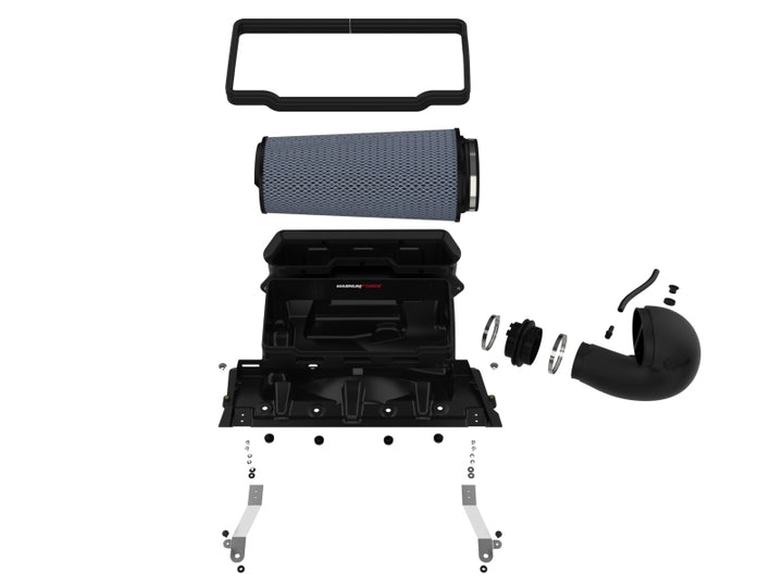 aFe 21-23 RAM 1500 TRX V8-6.2L SC Magnum FORCE Stage2 Cold Air Intake System w/Pro 5R - Bull Strap