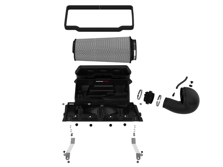 aFe 21-23 RAM 1500 TRX V8-6.2L SC Magnum FORCE Stage2 Cold Air Intake System w/Pro DRY S - Bull Strap