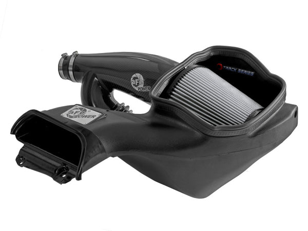 aFe 21-24 Ford F150 Raptor Track Series Carbon Fiber Cold Air Intake System w/ Pro DRY S Filter - Bull Strap