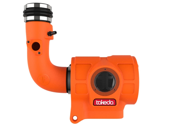 aFe 22-23 Toyota GR86 / Subaru BRZ Takeda Momentum Pro 5R Orange Edition Cold Air Intake System - Bull Strap