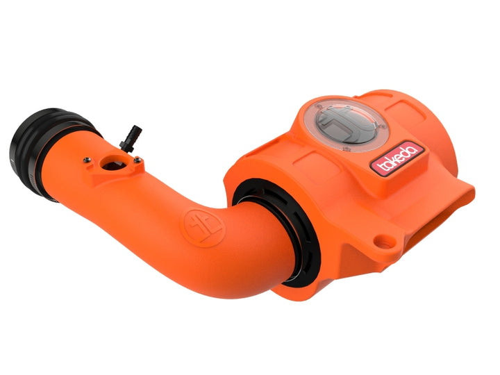 aFe 22-23 Toyota GR86 / Subaru BRZ Takeda Momentum Pro 5R Orange Edition Cold Air Intake System - Bull Strap