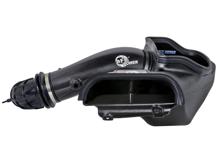 aFe 23-24 Ford F150 Raptor R V8 5.2L Supercharged Track Series Air Intake w/ Black PDS Filter - Bull Strap