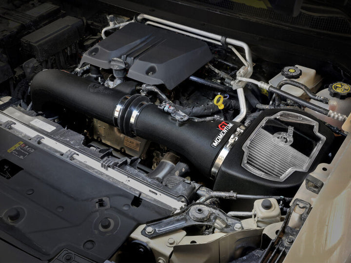 aFe 23-24 GMC Canyon L4 2.7L (t) Momentum GT Cold Air Intake System w/ Pro DRY S Filter - Bull Strap