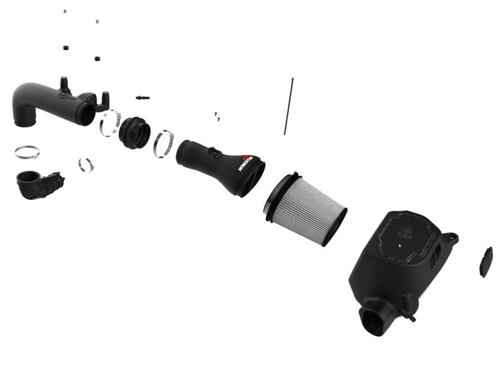 aFe 23-24 GMC Canyon L4 2.7L (t) Momentum GT Cold Air Intake System w/ Pro DRY S Filter - Bull Strap