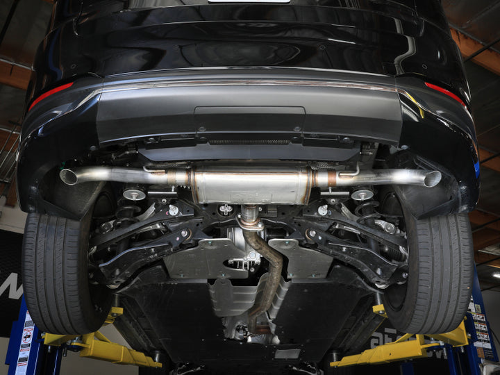aFe 24-25 Mazda CX-90 Stainless Steel Axle Back System - Bull Strap