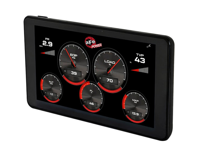 aFe AGD Advanced Gauge Display Digital 5.5in Monitor 08-18 Dodge/RAM/Ford/GM Diesel Trucks - Bull Strap