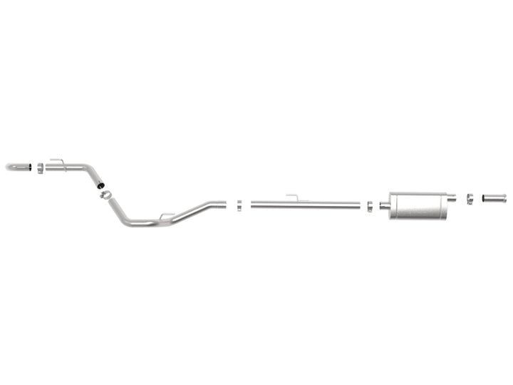 aFe Apollo GT Series 2-1/2in 409 SS Cat-Back Hi-Tuck Exhaust System 2020 Jeep Gladiator (JT) V6-3.6L - Bull Strap