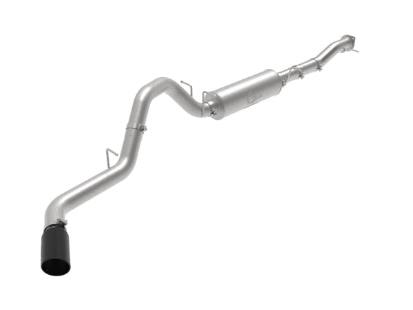 aFe Apollo GT Series 3in 409SS Cat-Back Exhaust w/ Black Tip 2020 GM 2500/3500HD V8 6.6L L8T - Bull Strap