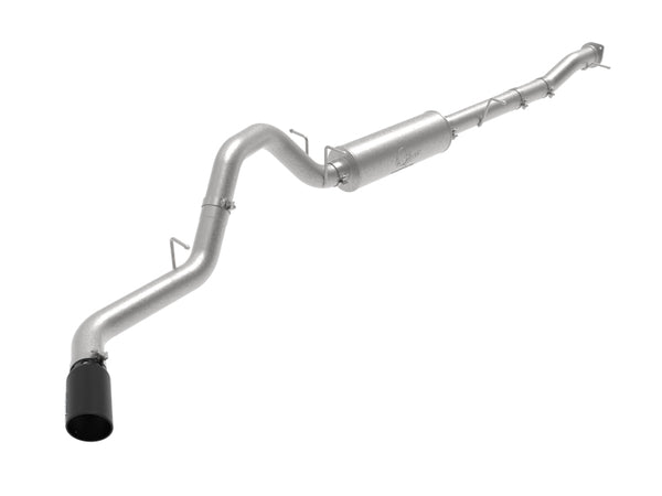 aFe Apollo GT Series 4in 409SS Cat-Back 20-21 GM 2500/3500HD V8-6.6L L8T - Black Tip - Bull Strap
