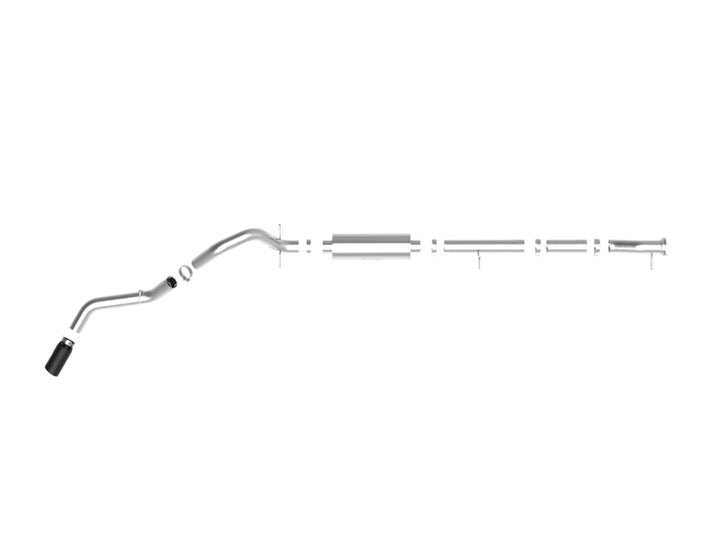 aFe Apollo GT Series 4in 409SS Cat-Back 20-21 GM 2500/3500HD V8-6.6L L8T - Black Tip - Bull Strap