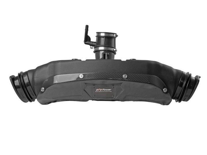 aFe Black Series Carbon Fiber Pro 5R Air Intake System 2020 Chevrolet Corvette C8 V8 6.2L - Bull Strap