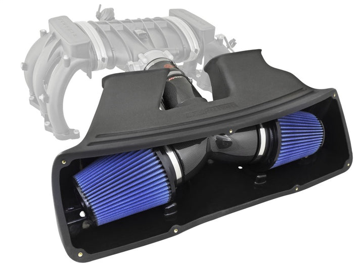 aFe Black Series Cold Air Intake 12-15 Porsche Carrera/Carrera S 3.4L/3.8L - Bull Strap