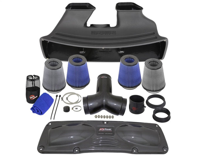 aFe Black Series Cold Air Intake 12-15 Porsche Carrera/Carrera S 3.4L/3.8L - Bull Strap