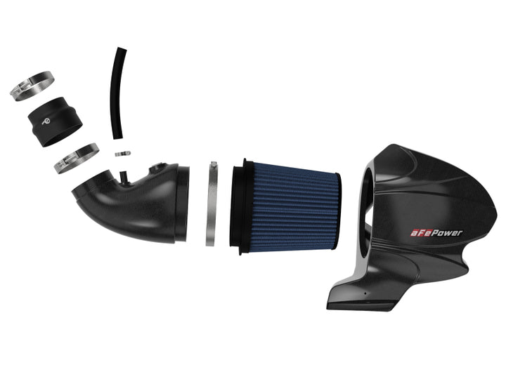aFe Black Series Cold Air Intake 12-19 Jeep Grand Cherokee (WK2) SRT-8/SRT V8 6.4L HEMI - Bull Strap