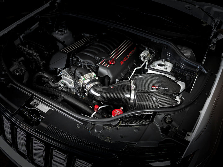 aFe Black Series Cold Air Intake 12-19 Jeep Grand Cherokee (WK2) SRT-8/SRT V8 6.4L HEMI - Bull Strap