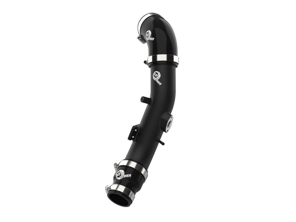 aFe BladeRunner 2-1/2 IN Aluminum Cold Charge Pipe Black 17-20 Hyundai Elantra GT L4-1.6L (t) - Bull Strap