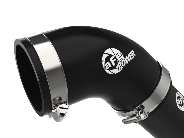 aFe BladeRunner 2-1/2 IN Aluminum Cold Charge Pipe Black 17-20 Hyundai Elantra GT L4-1.6L (t) - Bull Strap