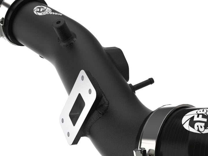 aFe BladeRunner 2-1/2 IN Aluminum Cold Charge Pipe Black 17-20 Hyundai Elantra GT L4-1.6L (t) - Bull Strap