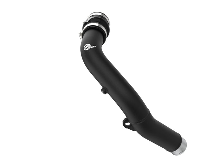 aFe BladeRunner 2-1/2 IN Aluminum Hot Charge Pipe Black 22-23 Subaru WRX H4-2.4L (t) - Bull Strap