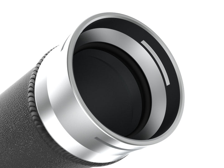 aFe BladeRunner 2-1/2 IN Aluminum Hot Charge Pipe Black 22-23 Subaru WRX H4-2.4L (t) - Bull Strap