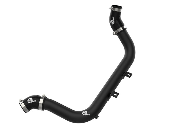 aFe BladeRunner 2-1/4 IN Aluminum Hot Charge Pipe Black 17-20 Hyundai Elantra GT L4-1.6L (t) - Bull Strap