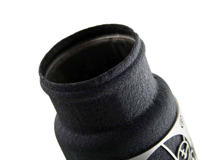 aFe BladeRunner 3in Black Intercooler Hot Cold Side Tubes Combo 02-04 GM Diesel Trucks 6.6L V8 (td) - Bull Strap