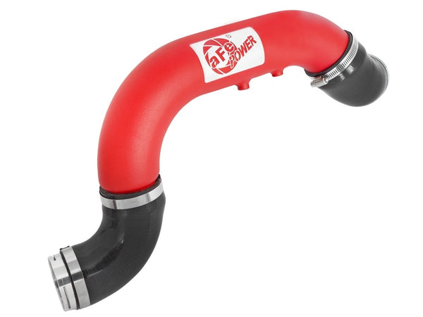 aFe BladeRunner 3in Red IC Tube Cold Side w/ Coupling & Clamp Kit 2016 GM Colorado/Canyon 2.8L - Bull Strap