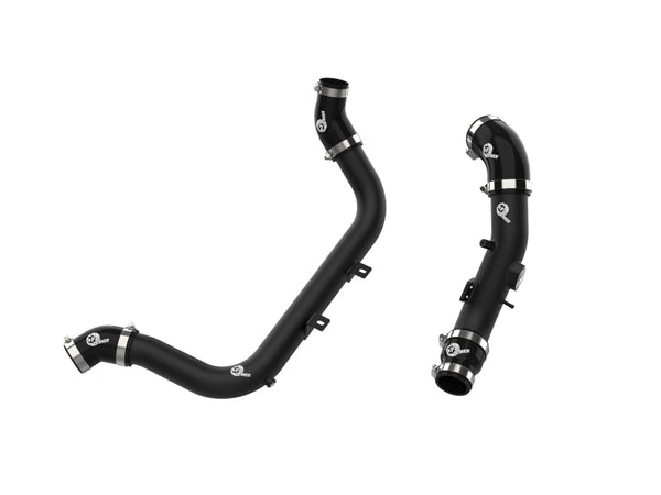 aFe BladeRunner Aluminum Hot and Cold Charge Pipe Kit Black 17-20 Hyundai Elantra GT L4-1.6L (t) - Bull Strap