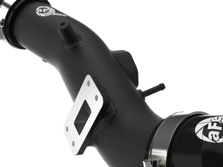 aFe BladeRunner Aluminum Hot and Cold Charge Pipe Kit Black 17-20 Hyundai Elantra GT L4-1.6L (t) - Bull Strap