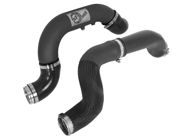 aFe BladeRunner Black Intercooler Tubes Combo 2016 GM Colorado/Canyon I4-2.8L (td) - Bull Strap