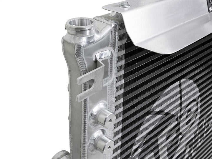 aFe BladeRunner GT Series Bar and Plate Radiator w/ Black Hoses 12-18 Jeep Wrangler (JK) V6 3.6L - Bull Strap