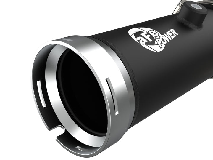 aFe BladeRunner Intercooler Hot & Cold Side Tubes Combo 20-21 GM Trucks 3.0L (td) - Black - Bull Strap
