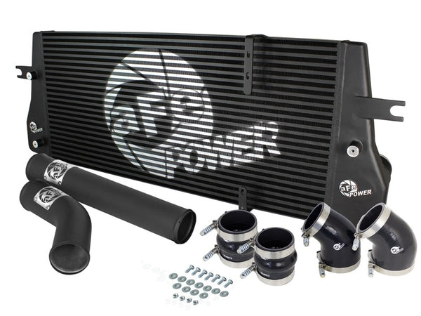 aFe BladeRunner Street Series Intercooler w/ Tubes 94-02 Dodge Diesel Trucks L6-5.9L (td) - Bull Strap
