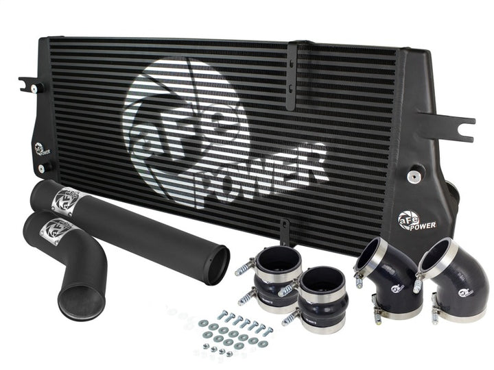 aFe BladeRunner Street Series Intercooler w/ Tubes 94-02 Dodge Diesel Trucks L6-5.9L (td) - Bull Strap